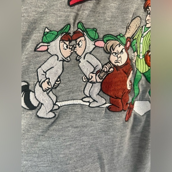 Disney Store Rare Vintage 90s Peter Pan Lost Boys Embroidered Baseball Shirt - Picture 13 of 15